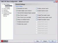 Client Search Config